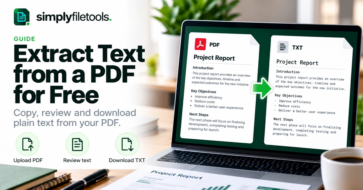 How to Extract Text from a PDF for Free