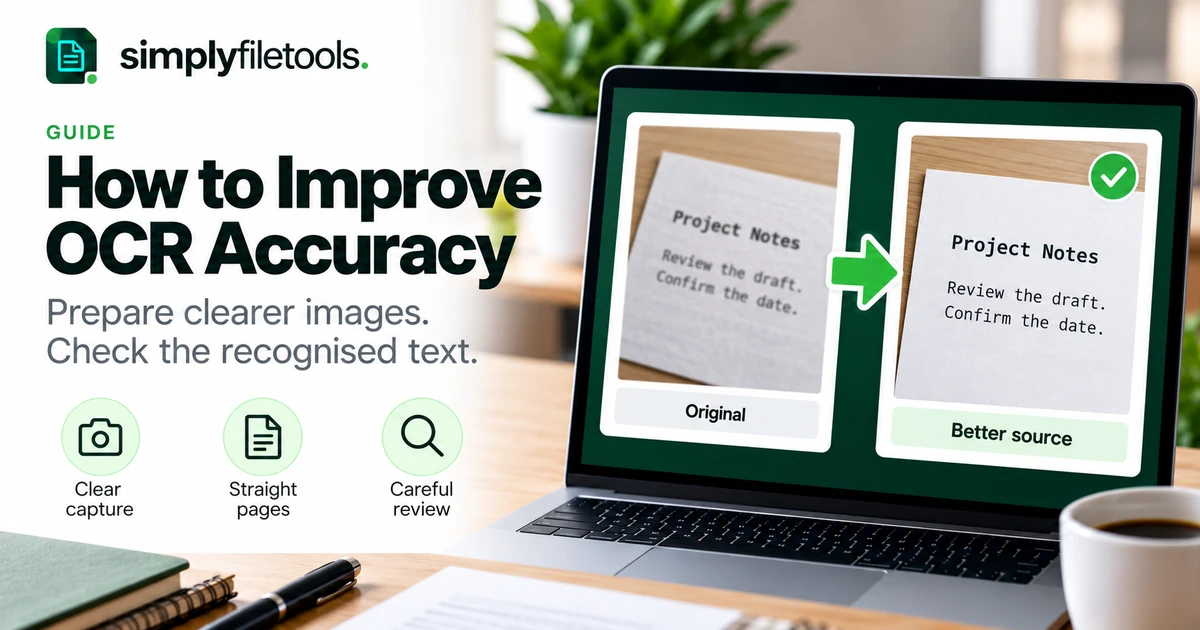 How to Improve OCR Accuracy: Practical Tips & Checks