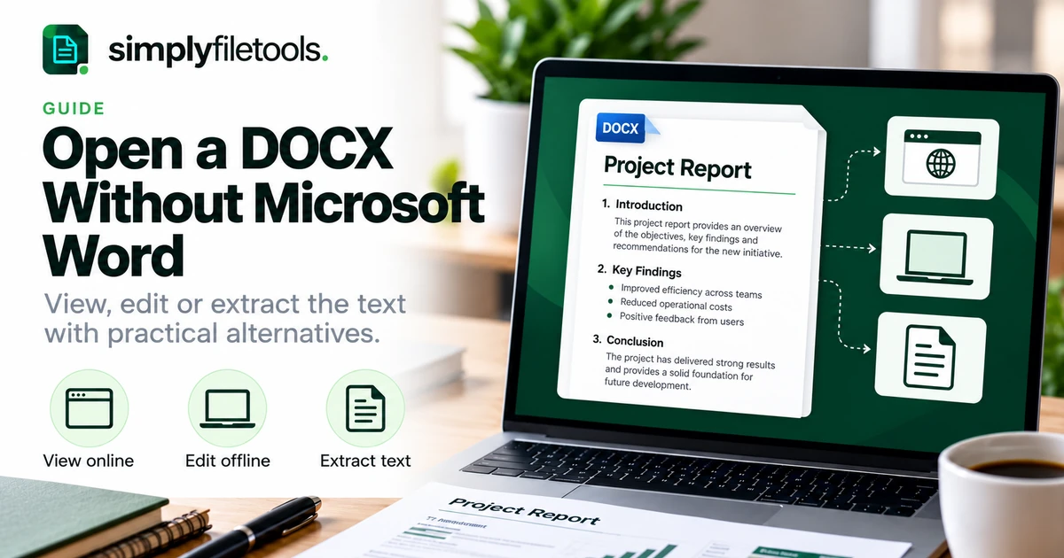 How to Open a DOCX File Without Microsoft Word